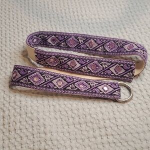 South Beach Martha's Vineyard Web and Fabric Belt Size L